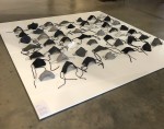 Forty nine shades of grey- an installation 2021 by Liz Walker